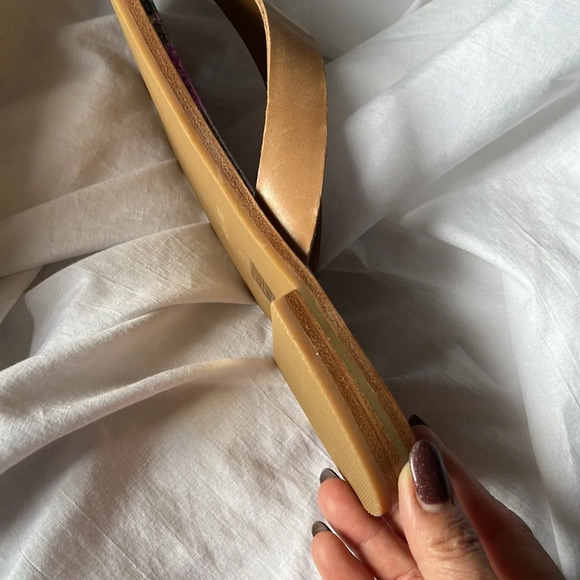 Johnny Was Jenna Flip Flop In Multi Flower size 8 - Picture 6 of 6